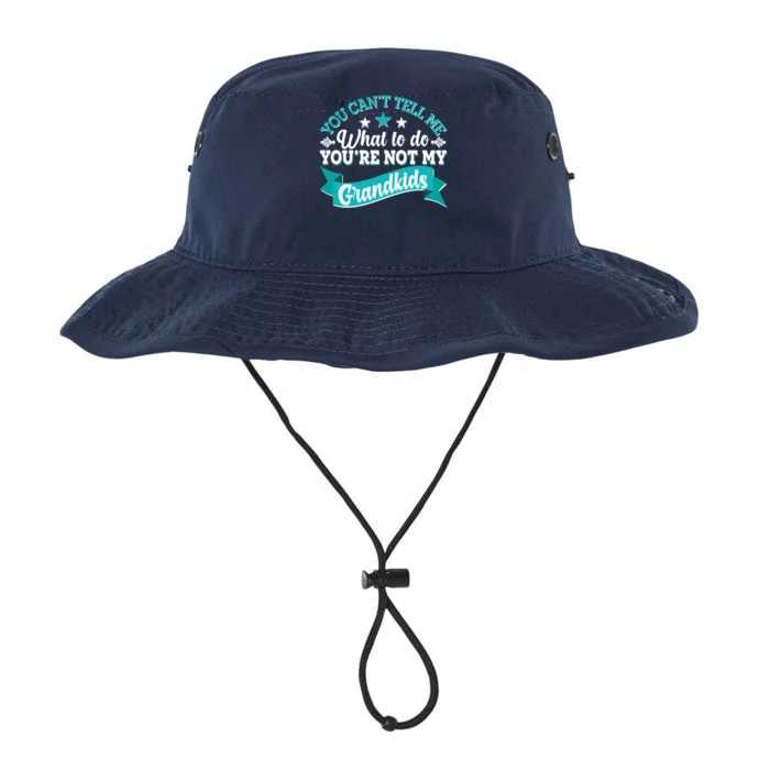 Funny You Can't Tell Me What to do You're Not My Grandkids Legacy Cool Fit Booney Bucket Hat