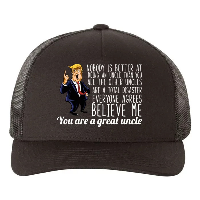 Funny Your A Great Uncle Donald Trump Yupoong Adult 5-Panel Trucker Hat