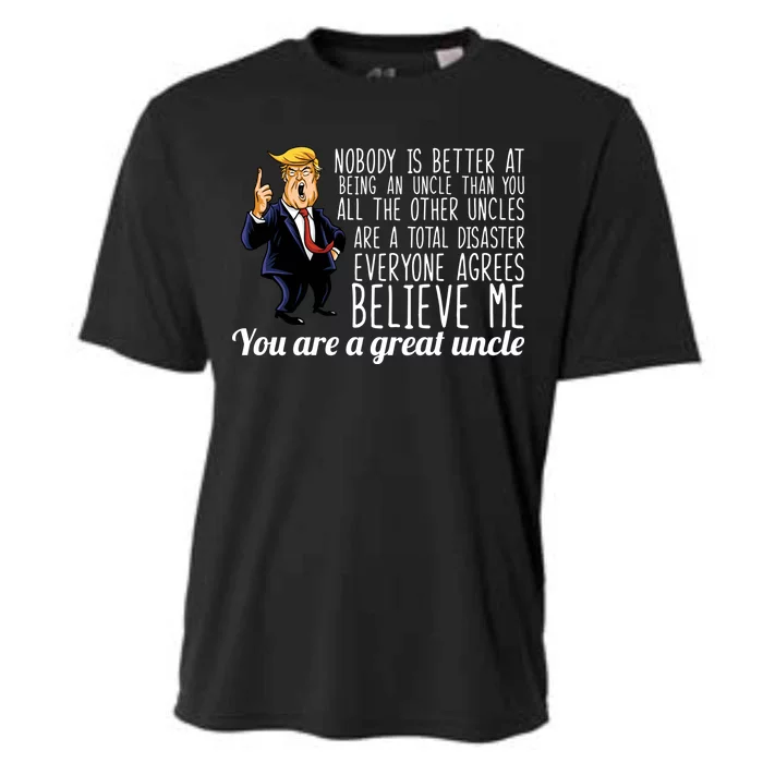 Funny Your A Great Uncle Donald Trump Cooling Performance Crew T-Shirt