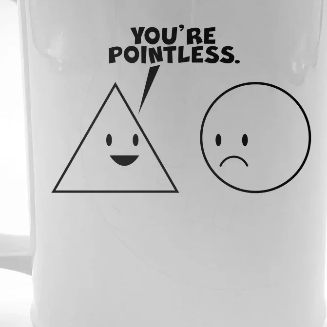 Funny You're Pointless Front & Back Beer Stein