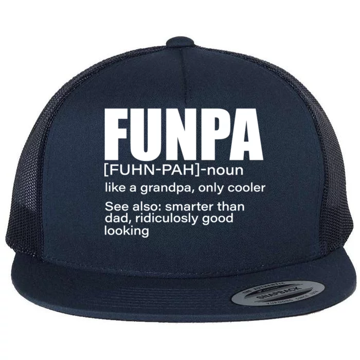 Funpa Definition Flat Bill Trucker Hat