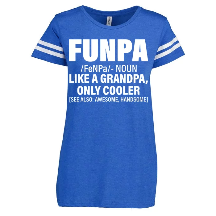 Funpa Like A Grandpa Only Cooler Enza Ladies Jersey Football T-Shirt