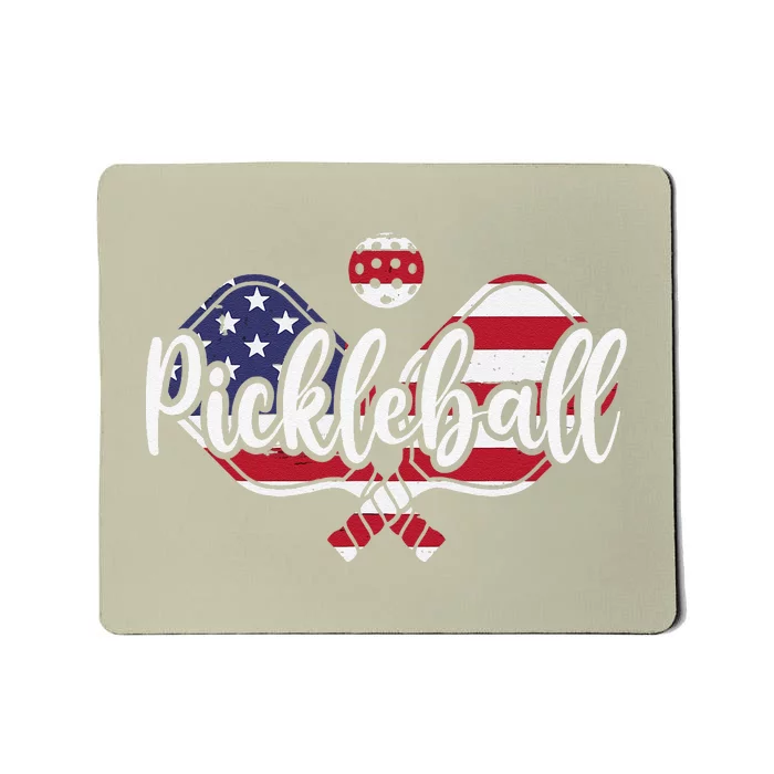 Funny Usa Pickleball Pickleball Player Paddleball Lover Mousepad