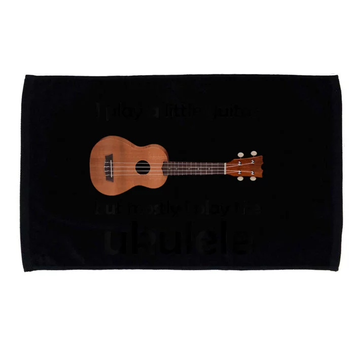 Funny Ukulele Pun Little Guitar Microfiber Hand Towel