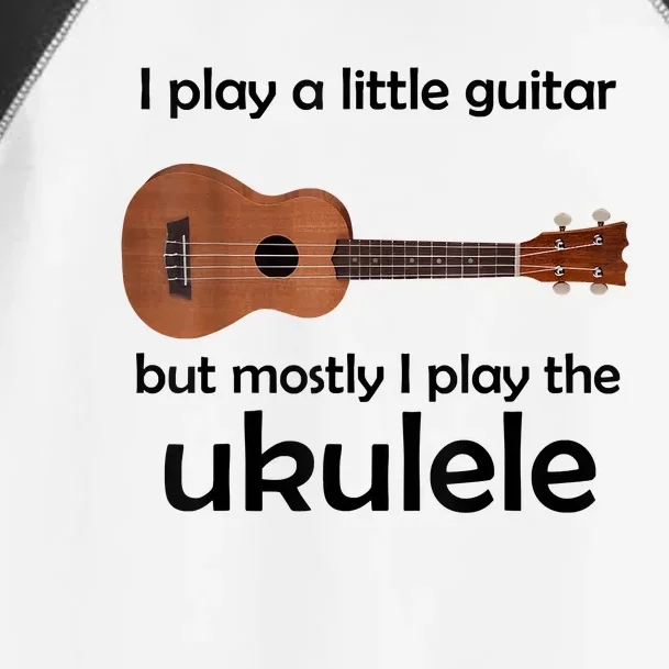 Funny Ukulele Pun Little Guitar Toddler Fine Jersey T-Shirt