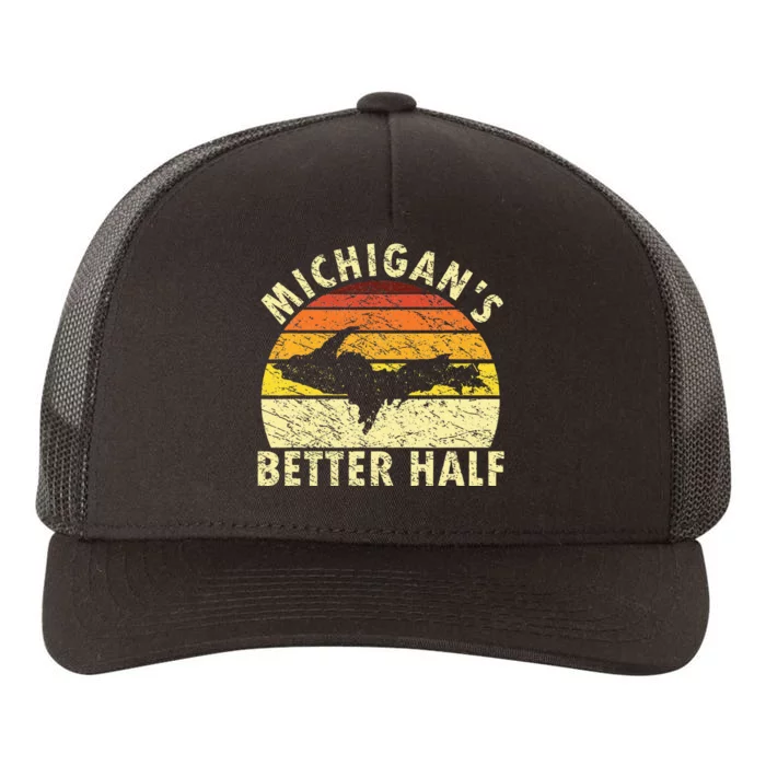 Funny Upper Peninsula Yooper Upper Michigan Yupoong Adult 5-Panel Trucker Hat