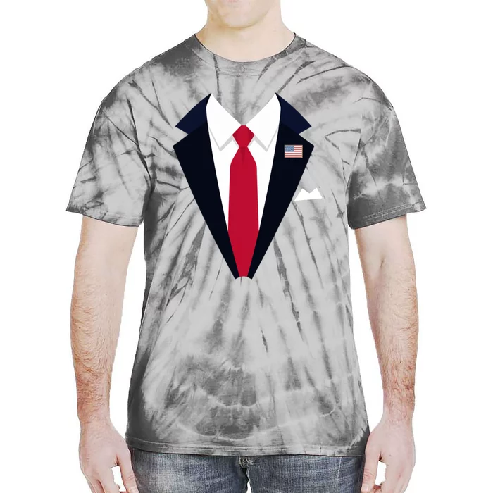 Funny Usa President Trump Suit Easy Halloween Costume Tie-Dye T-Shirt