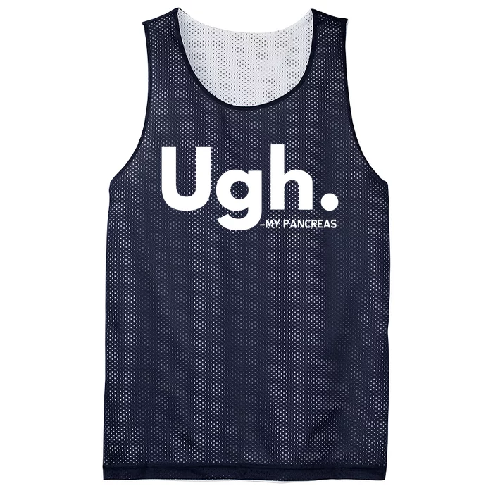 Funny Ugh Pancreas Supporter Mesh Reversible Basketball Jersey Tank