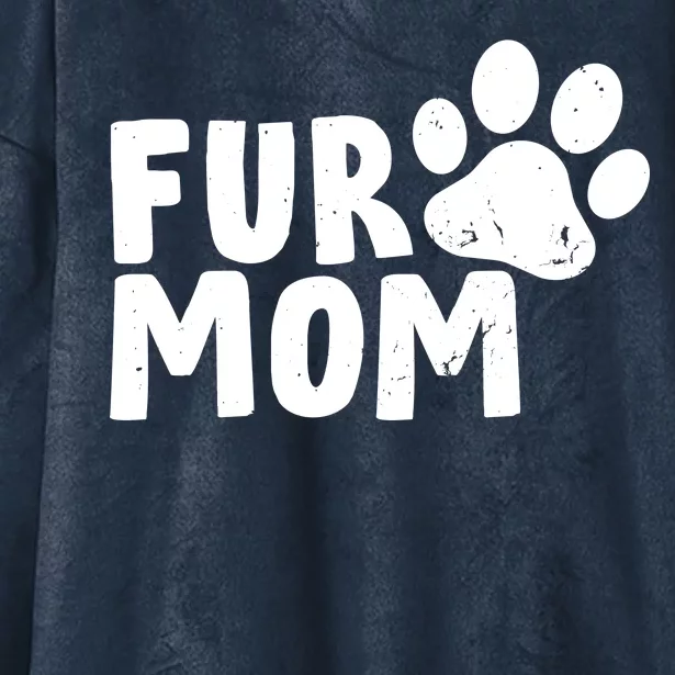 Fur Mom Hooded Wearable Blanket