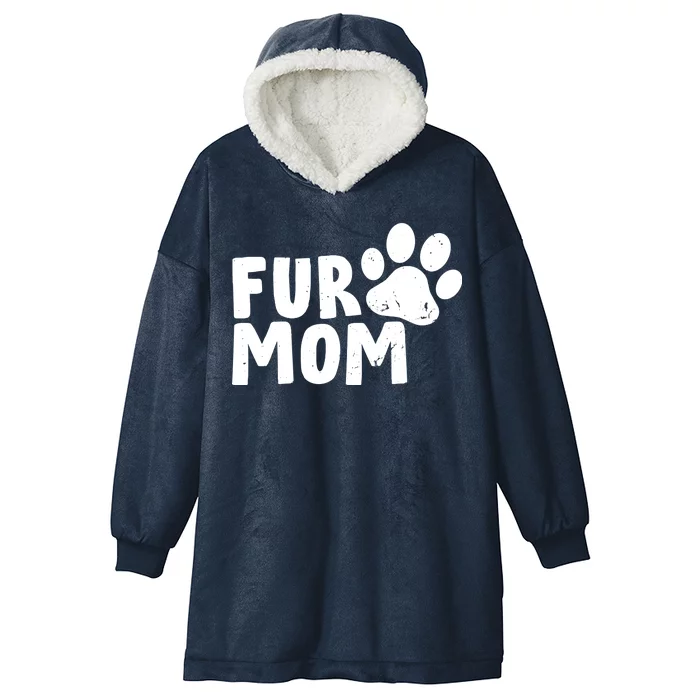 Fur Mom Hooded Wearable Blanket