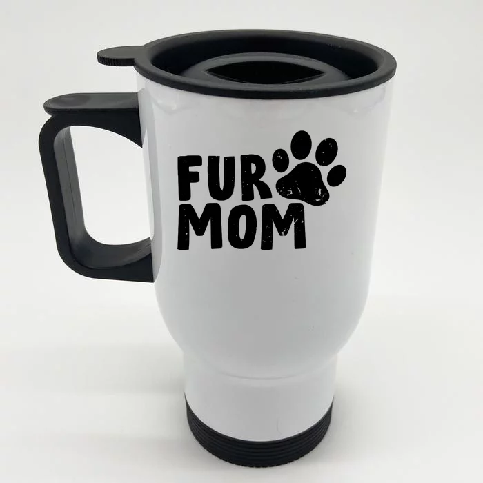 Fur Mom Front & Back Stainless Steel Travel Mug