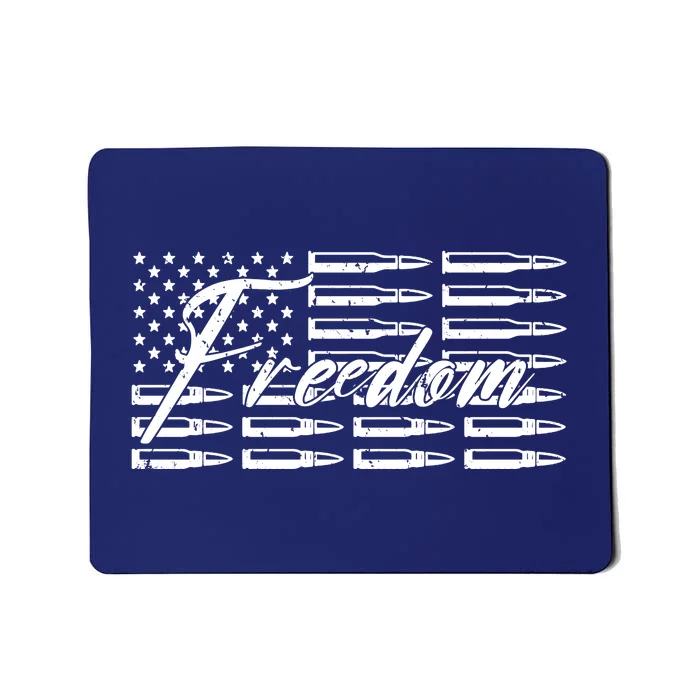 Freedom United States Gun Bullets Mousepad