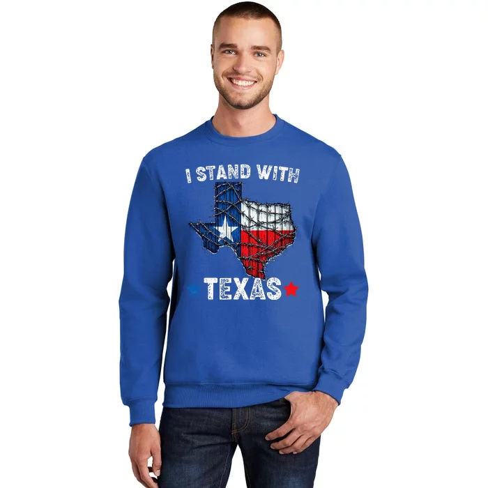 Flag Usa State Of Texas I Stand With Texas Sweatshirt