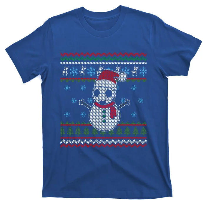 Funny Usa Soccer Ugly Christmas Sweater Football Snow Gift T-Shirt