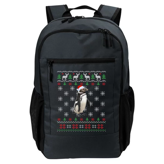 Funny Ugly Sweater Xmas Animals Christmas Penguin Lover Gift Daily Commute Backpack