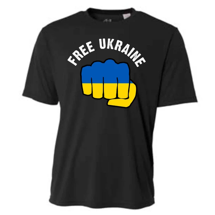 Free Ukraine Strong Cooling Performance Crew T-Shirt