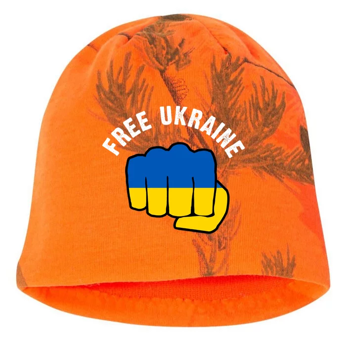 Free Ukraine Strong Kati - Camo Knit Beanie