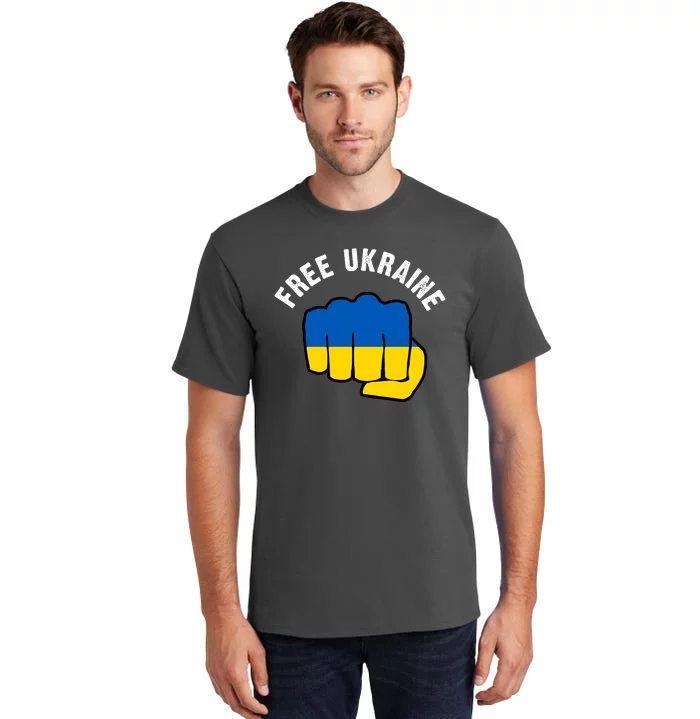 Free Ukraine Strong Tall T-Shirt