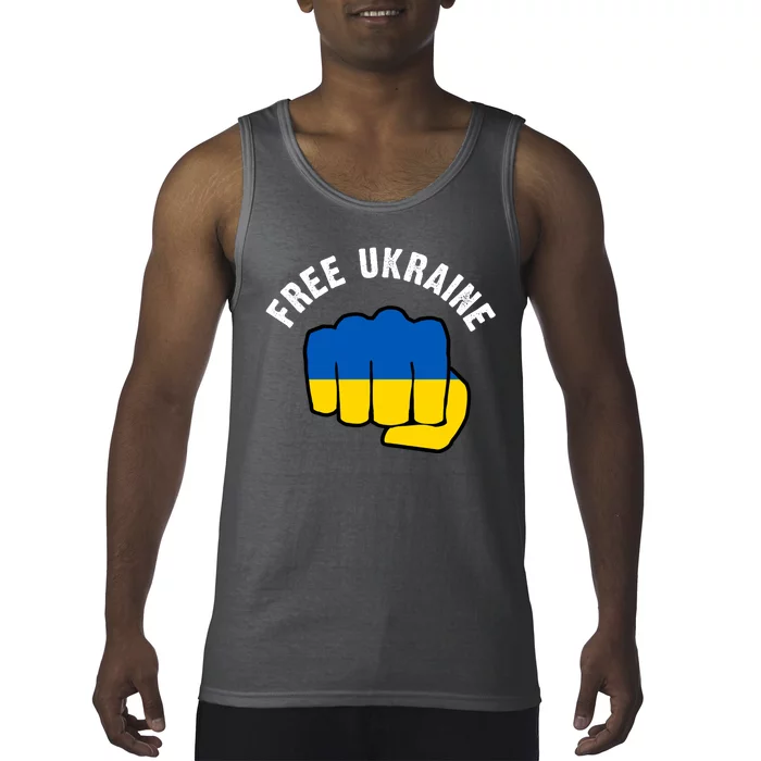 Free Ukraine Strong Tank Top