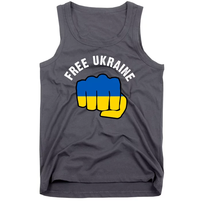 Free Ukraine Strong Tank Top