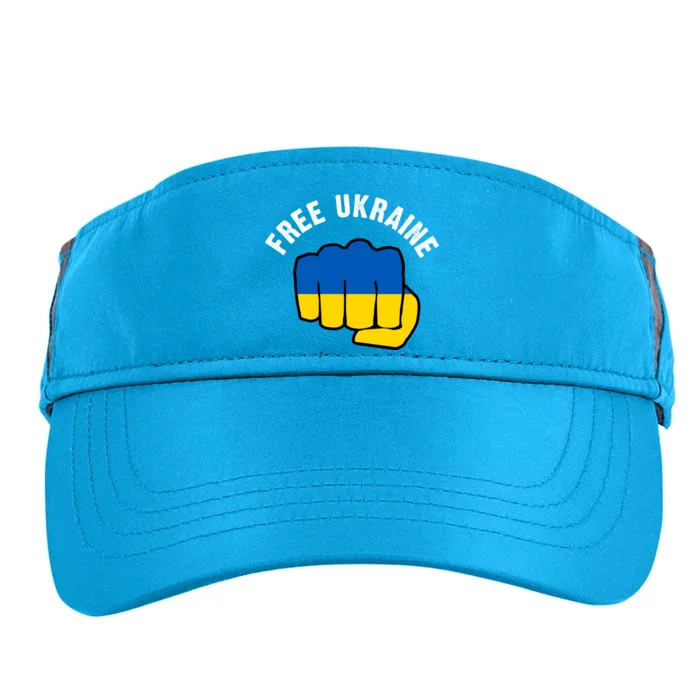 Free Ukraine Strong Adult Drive Performance Visor