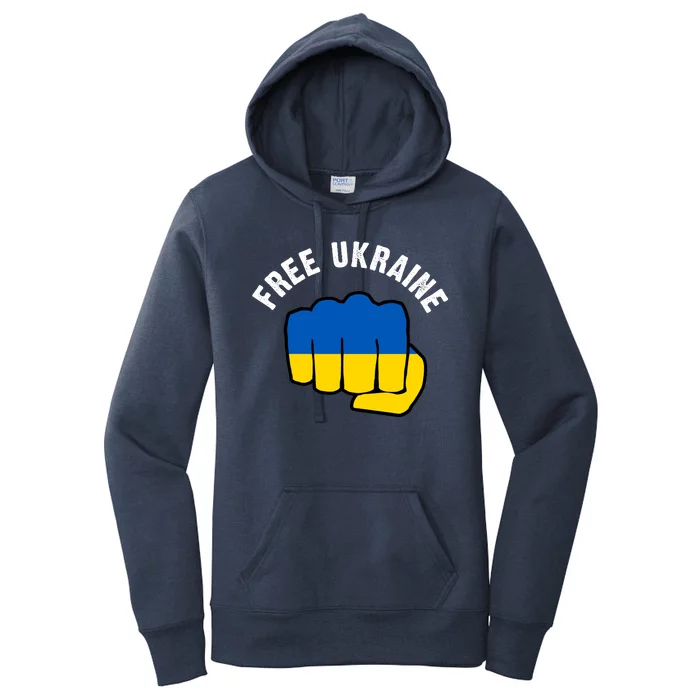 Free Ukraine Strong Women's Pullover Hoodie