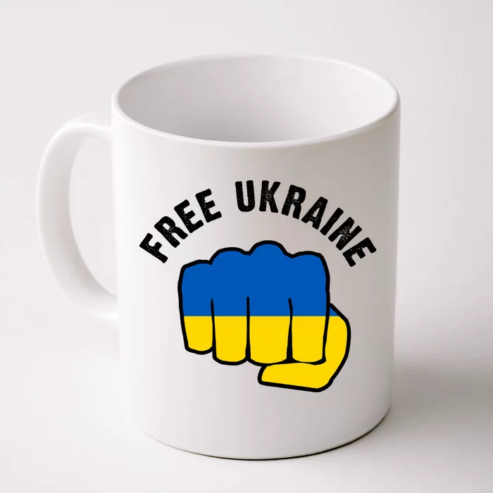 Free Ukraine Strong Front & Back Coffee Mug