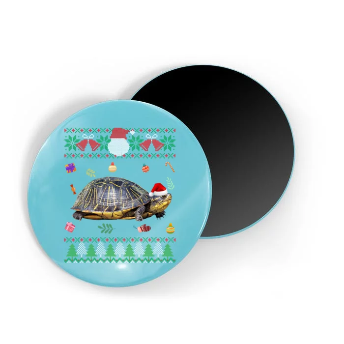 Funny Ugly Sweater Christmas Animals Santa Turtle Lover Gift Magnet