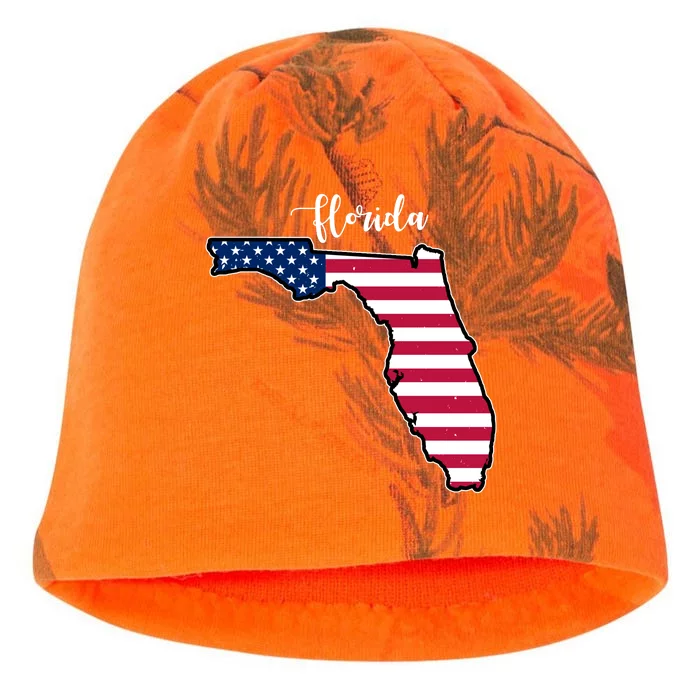 Florida United States Map Kati - Camo Knit Beanie