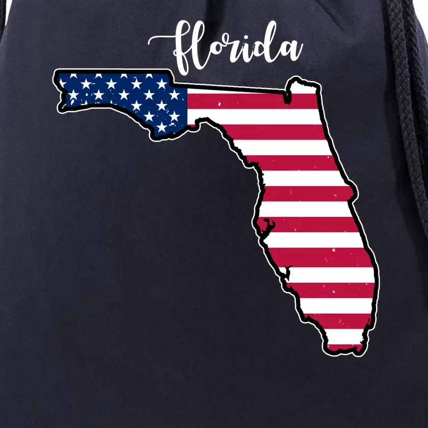 Florida United States Map Drawstring Bag