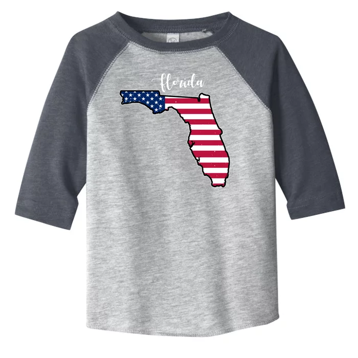 Florida United States Map Toddler Fine Jersey T-Shirt