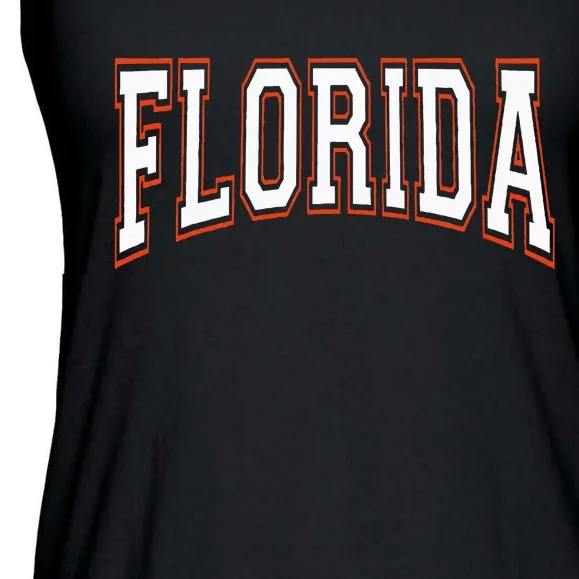 Florida United States Pride Design Ladies Essential Flowy Tank