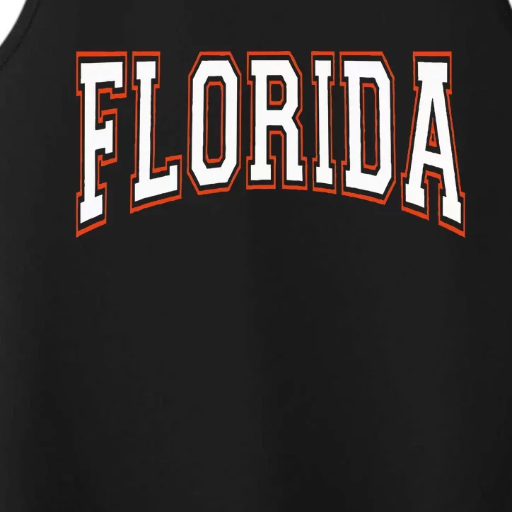 Florida United States Pride Design Performance Tank