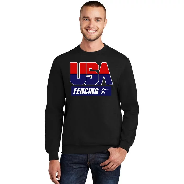 Fencing Usa Team Tall Sweatshirt