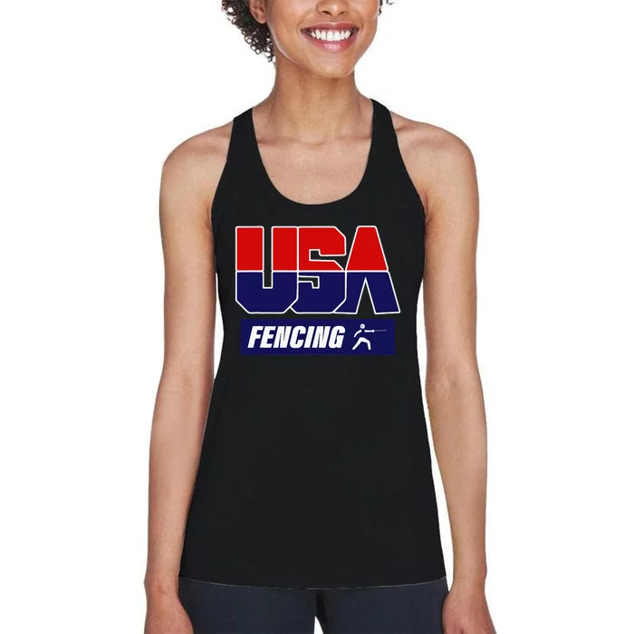 Fencing Usa Team Women's Racerback Tank