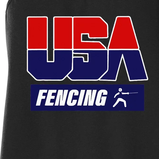 Fencing Usa Team Women's Racerback Tank