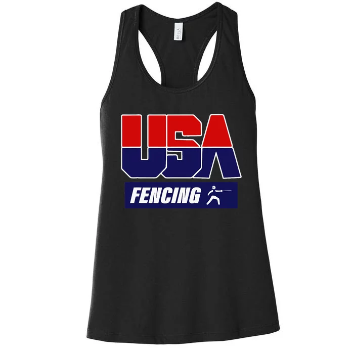 Fencing Usa Team Women's Racerback Tank