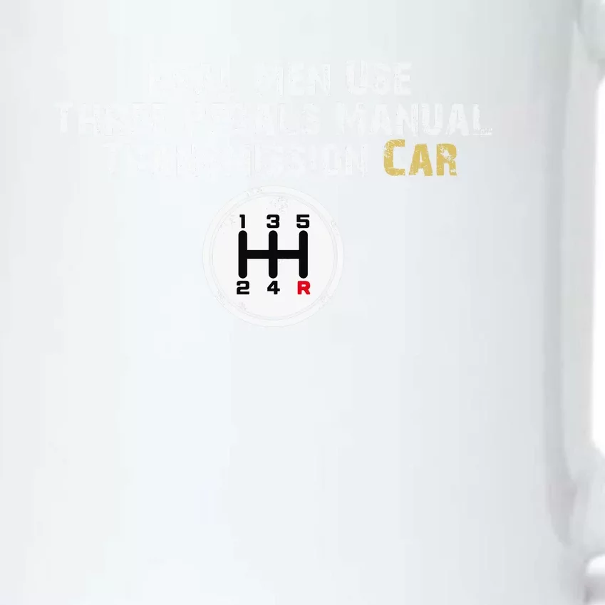 Funny Use Three Pedals Manual Transmission Car . Black Color Changing Mug