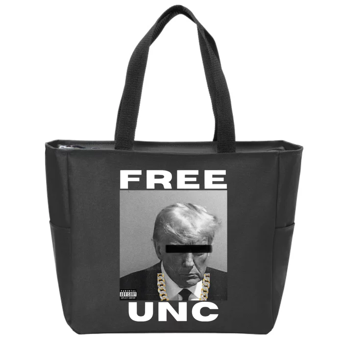 Free Unc Trump V2 Zip Tote Bag