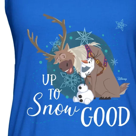 Frozen Up To Snow Good Gift Ladies Essential Flowy Tank