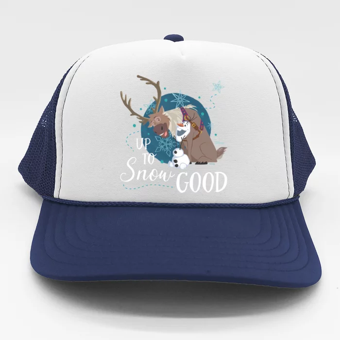 Frozen Up To Snow Good Gift Trucker Hat