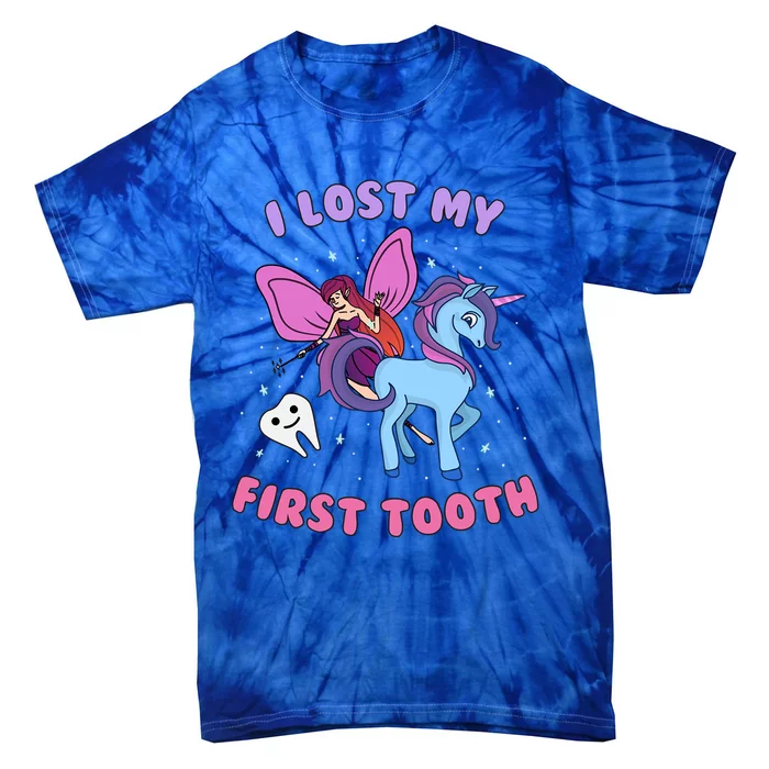 Fairy Unicorn Tooth Fairy Wiggly Teeth Meaningful Gift Tie-Dye T-Shirt