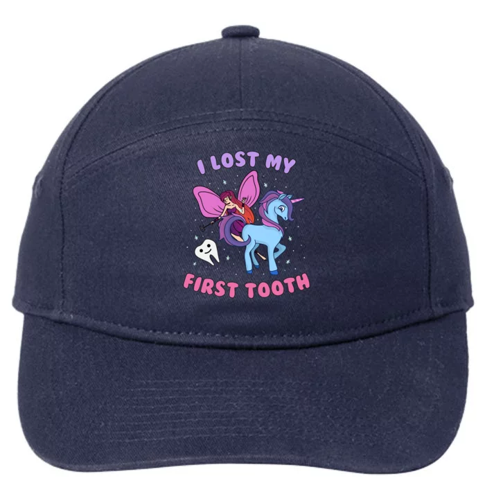 Fairy Unicorn Tooth Fairy Wiggly Teeth Meaningful Gift 7-Panel Snapback Hat