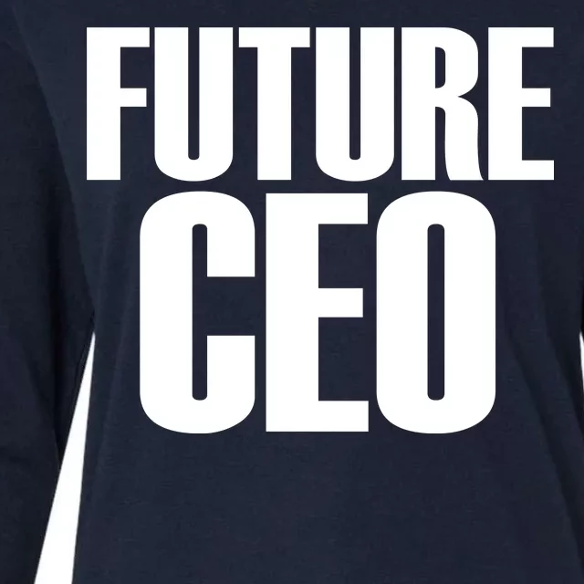 Future CEO Womens Cotton Relaxed Long Sleeve T-Shirt