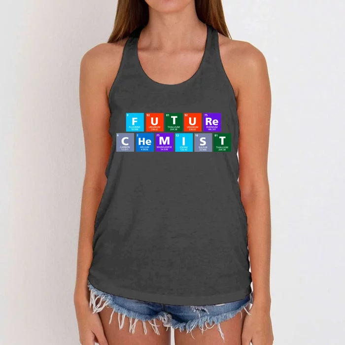 Future Chemist Women's Knotted Racerback Tank