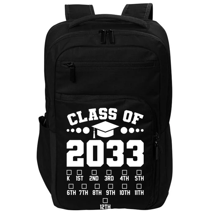 Future Class Of 2033 Check Mark Chart Impact Tech Backpack