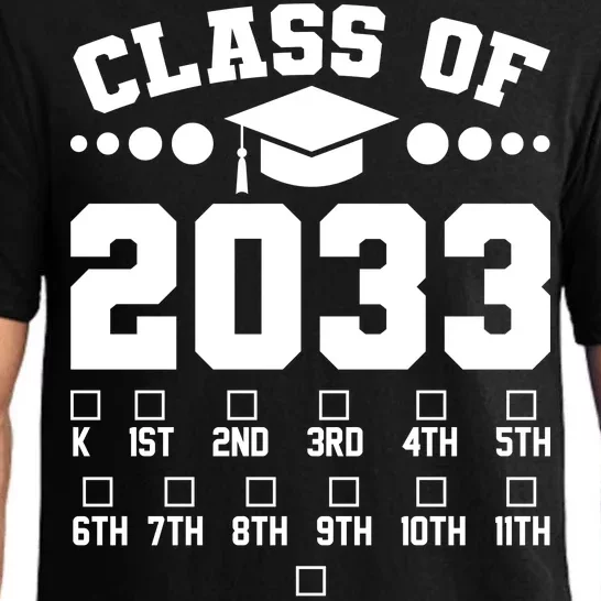 Future Class Of 2033 Check Mark Chart Pajama Set