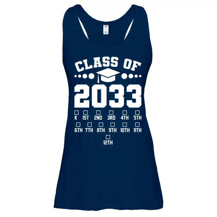 Future Class Of 2033 Check Mark Chart Ladies Essential Flowy Tank