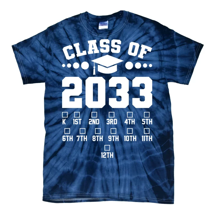 Future Class Of 2033 Check Mark Chart Tie-Dye T-Shirt