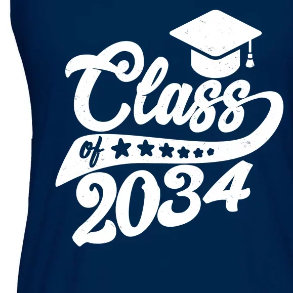 Future Class of 2034 Kindergarten Class Ladies Essential Flowy Tank